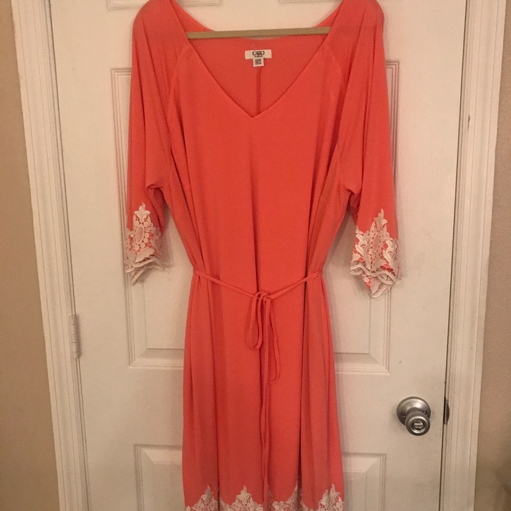 Pretty coral dress, never worn.